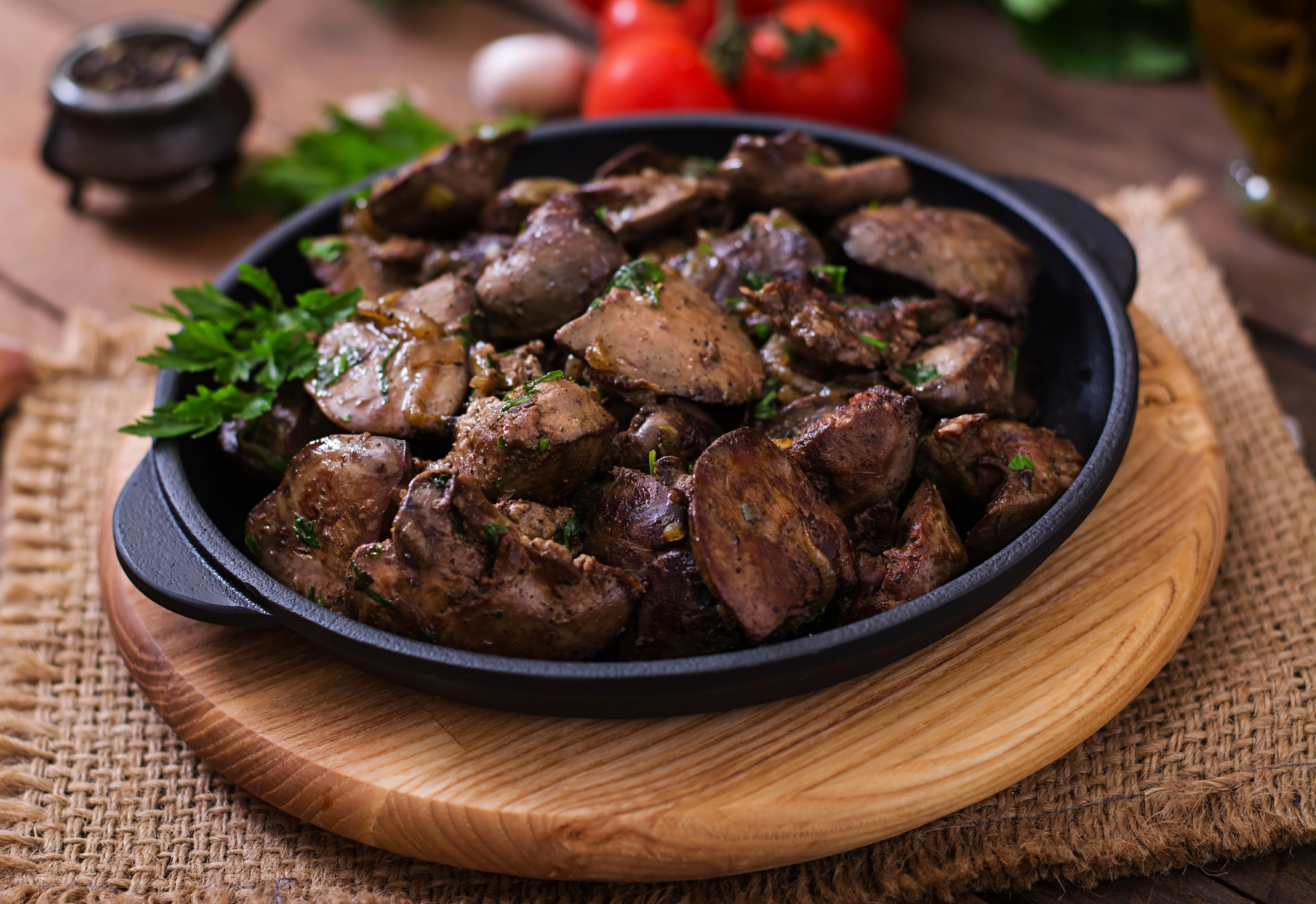 Fried chicken liver